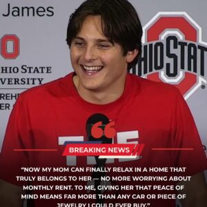 BREAKING NEWS: OHIO STATE QUARTERBACK JULIAN SAYIN USES HIS FIRST PAYCHECK TO BUY HIS MOTHER A HOME — A MOMENT OF PURE LOVE THAT STUNS THE NATION