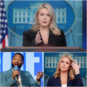 “ALLERGIC TO HONESTY?” — John Legend’s Brutal Live-TV Takedown of Karoline Leavitt Shocks the Nation jiji