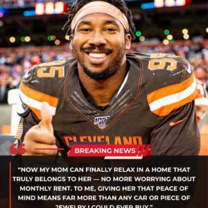 BREAKING NEWS: MYLES GARRETT MAKES NATIONAL HEADLINES AFTER CHOOSING FAMILY OVER FAME — NFL SUPERSTAR USES HIS FIRST BIG CONTRACT CHECK TO BUY HIS MOTHER A HOME