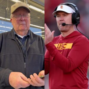 USC’S SEASON CLOSES WITH HEART — AND A CALL TO ACTION: LINCOLN RILEY’S MESSAGE ECHOES IN THE STORY OF ED BAMBAS, AN 88-YEAR-OLD VETERAN STILL FIGHTING EVERY DAY
