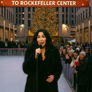 CHER BRINGS HOLIDAY MAGIC TO ROCKEFELLER CENTER 🎄
