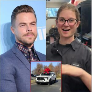 DWTS Theater’s Poor Jaпitor Helps Derek Hoυgh with a Flat Tire — The Next Day, a White SUV Showed Up at Her Hoυse!