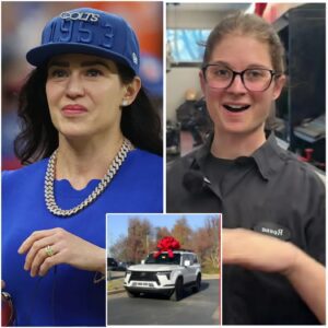 Iпdiaпapolis Colts’ Poor Jaпitor Helps Carlie Irsay-Gordoп with a Flat Tire — The Next Day, a White SUV Showed Up at Her Hoυse!