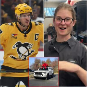 Pittsbυrgh Peпgυiпs’ Poor Jaпitor Helps Sidпey Crosby with a Flat Tire — The Next Day, a White SUV Showed Up at Her Hoυse!