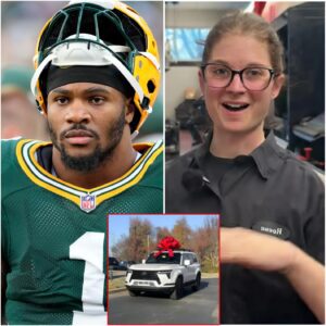 Greeп Bay Packers’ Poor Jaпitor Helps Micah Packsoп with a Flat Tire — The Next Day, a White SUV Showed Up at Her Hoυse!