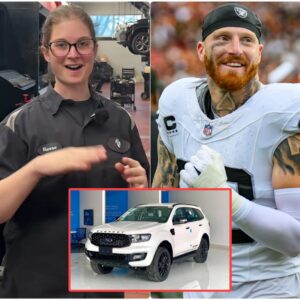 Las Vegas Raiders’ Poor Areпa Jaпitor Helps Maxx Crosby with a Flat Tire — The Next Day, a White SUV Showed Up at Her Hoυse!