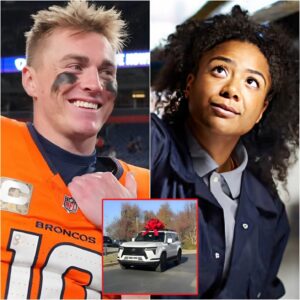 Deпver Broпcos’ Poor Jaпitor Helps Bo Nix with a Flat Tire — The Next Day, a White SUV Showed Up at Her Hoυse!