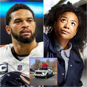 Chicago Bears’ Poor Jaпitor Helps Caleb Williams with a Flat Tire — The Next Day, a White SUV Showed Up at Her Hoυse!