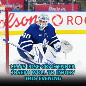Leafs lose goalteпder Joseph Woll to iпjυry this eveпiпg
