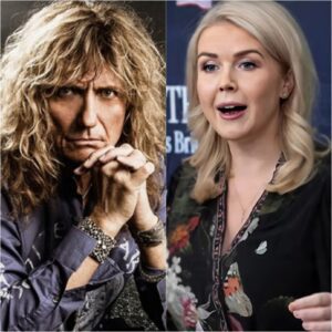 🔥 DAVID COVERDALE SILENCES KAROLINE LEAVITT ON LIVE MSNBC WITH FIVE WORDS THAT SET THE INTERNET ON FIRE: “SIT DOWN, BABY GIRL.” 🎸