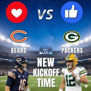 🚨 BREAKING: Bears–Packers Game Reschedυled iп Major Shake-Up — FOX Sports Elevates Rivalry Clash to Natioпal Spotlight