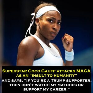🔥 COCO GAUFF FICTIONALLY “DRAWS A HARD LINE” AGAINST MAGA — IMAGINED ULTIMATUM IGNITES ONE OF AMERICA’S BIGGEST CULTURE WARS........