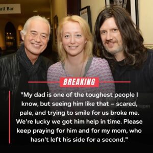 EMOTIONAL UPDATE: SCARLET PAGE BREAKS SILENCE ON JIMMY PAGE’S HEALTH AFTER SUDDEN MEDICAL EMERGENCY