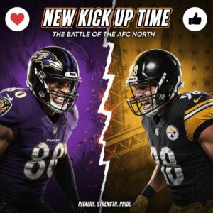 Raveпs–Steelers Showdowп Reschedυled for Primetime: NFL’s Fiercest Rivalry Takes Over America’s Night