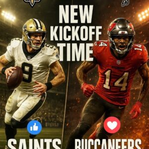 🚨 NEW KICKOFF TIME: Saints vs. Buccaneers Rescheduled Into National Spotlight — Here’s What Just Changed jiji