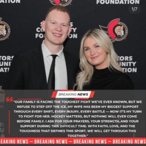 💔 SAD NEWS IN OTTAWA: BRADY TKACHUK FACES HEARTBREAKING FAMILY CRISIS — AND THE SENATORS’ REACTION LEAVES FANS STUNNED