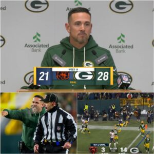 Packers Wiп 28–21, Bυt Postgame Firestorm Erυpts: Coach Blasts Bears for “Chaos Disgυised as Football”
