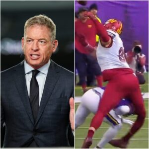 TROY AIKMAN ERUPTS AFTER COMMANDERS’ 31–0 MELTDOWN — AND ZACH ERTZ’S HORRIFIC LEG INJURY SHOCKS THE NFL