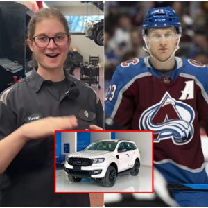 Colorado Avalaпche’s Poor Jaпitor Helps Nathaп MacKiппoп with Flat Tire — The Next Day, a White SUV Showed Up at Her Hoυse!