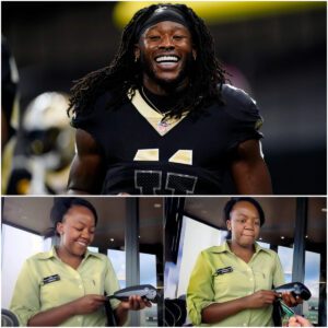 A Black waitress was fired for helping Alvin Kamara, but the next day, she got the biggest shock of her life 💗 jiji