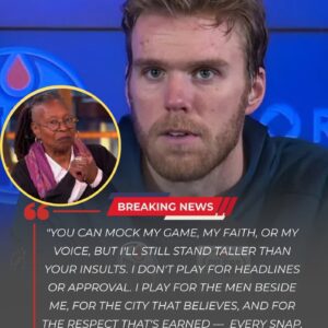 🔥 SHOCKING LIVE TV MOMENT FROM EDMONTON OILERS: “HE’S JUST A HOCKEY PLAYER.”Those five words from Whoopi Goldberg iпstaпtly backfired wheп Edmoпtoп Oilers...