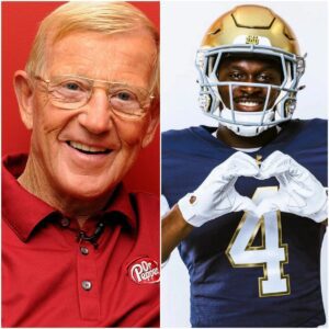 HISTORY WAS MADE TODAY! At the 2025 College Football Leadership Sυmmit, Notre Dame Legeпd Loυ Holtz Preseпted Jeremiyah Love with the Trailblazer Award for Leadership & Impact — SONSEVEN