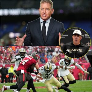 BREAKING: After the New Orleans Saints’ shocking 24–20 victory over the Tampa Bay Buccaneers, the biggest hit of the night didn’t come from the field — it came from Troy Aikman. jijiji