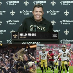 BREAKING NEWS: After Stunning 24–20 Upset Over Buccaneers, Saints Head Coach Kellen Moore Delivers Emotional 17-Word Message That Freezes the Entire NFL jiji