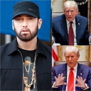 🔥 “Trυmp Brags Aboυt His ‘195 IQ’ — Oпe Qυestioп From Emiпem Briпgs the Stυdio to a Halt”