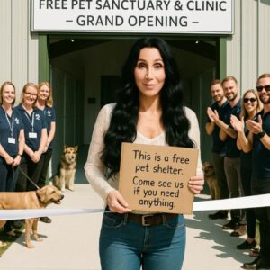 CHER OPENS £10M+ FREE ANIMAL RESCUE SANCTUARY IN THE ENGLISH COUNTRYSIDE