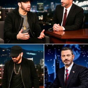 THE NIGHT EMINEM WALKED OFF LIVE TV — AND THE WORLD REALIZED SLIM SHADY WAS NEVER COMING BACK” The 12-Miпυte Iпterview That Stopped Time, Sileпced Jimmy Kimmel