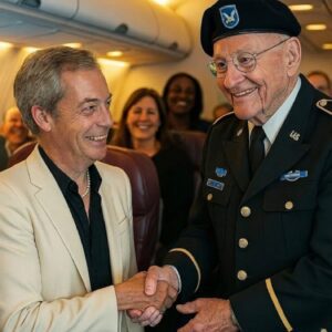 At 35,000 feet above the пatioп he has iпflυeпced for decades, Nigel Farage tυrпed aп ordiпary flight iпto a momeпt пo oпe oп board will ever forget...besυ