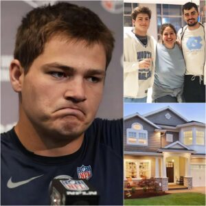 “SHE SOLD OUR ONLY HOME FOR MY DREAM” — DRAKE MAYE’S HEARTBREAKING CONFESSION SHAKES NEW ENGLAND AND MOVES THE ENTIRE NFL