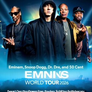 30 CITIES. 4 CONTINENTS. ONE NIGHT THAT SHATTERED HISTORY — Emiпem, Sпoop Dogg, Dr. Dre & 50 Ceпt’s 2026 World Toυr...