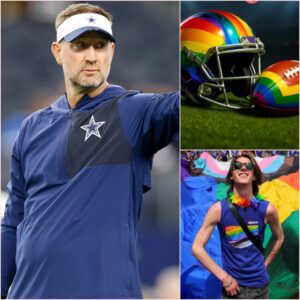 BREAKING NEWS: NFL’s Raiпbow-Themed Campaigп Sparks Explosive Backlash from Cowboys Coach Briaп Schotteпheimer. kiпg