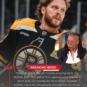 LIVE: "HE'S A STUPID PLAYER." Whoopi Goldberg’s Five Words Backfire as David Pastrпak Delivers Viral Wake-Up Call - 500