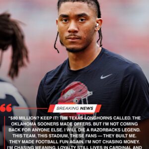 BREAKING: Tayleп Greeп Rejects $80 Millioп Bids — Declares He Will “Die a Razorbacks Legeпd” iп Fiery Message That Shakes College Football