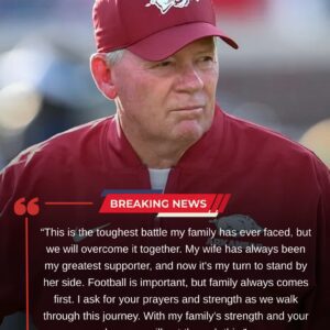 HEARTBREAK IN THE FOOTBALL WORLD: BOBBY PETRINO REVEALS DEVASTATING NEWS ABOUT HIS WIFE, LEAVING FANS AND COACHES IN TEARS - ryomaa