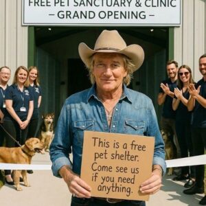 ROD STEWART OPENS £10M+ FREE ANIMAL RESCUE SANCTUARY IN THE ENGLISH COUNTRYSIDE