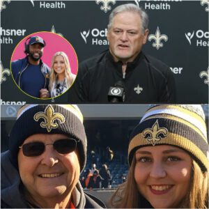The New Orleans Saints’ general manager Mickey Loomis has issued an ultimatum to Paige Shiver’s father, who currently works as a scout for the New Orleans Saints, following Paige Shiver’s affair scandal with Michigan coach Sherrone Moore.jiji