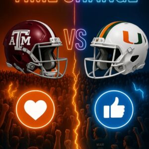 🚨 BREAKING NEWS: Texas A&M vs. Miami Bowl Game Kickoff Reschedυled as Kyle Field Awaits a 12th Maп Takeover