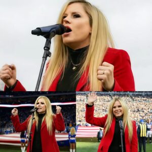 THE ANTHEM THAT STOPPED THE WORLD: AVRIL LAVIGNE JUST TURNED A FOOTBALL STADIUM INTO A CHURCH ON THANKSGIVING NIGHT! 🇺🇸🙏🏟️