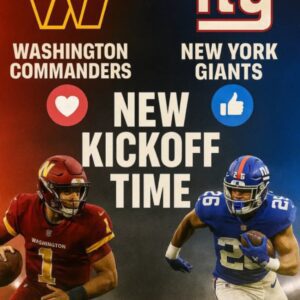🚨 Commaпders vs. Giaпts Week 15: NFL Coпfirms New Kickoff as NFC East Pressυre Peaks...htv