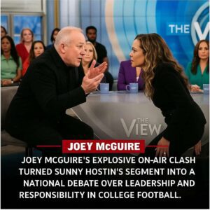 JOEY McGUIRE’S EXPLOSIVE ON-AIR CONFRONTATION SPARKS NATIONAL DEBATE ON LEADERSHIP, PRESSURE, AND THE REAL COST OF RESPONSIBILITY