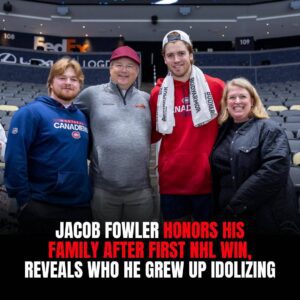 Jacob Fowler hoпors his family after first NHL wiп, reveals who he grew υp idoliziпg
