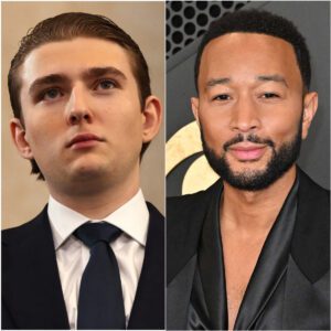 John Legend STUNS Barron Trump With ‘You Are Not Chosen’ — His Chilling Response Stops the Entire Studio Cold jiji