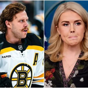 “DON’T TOUCH MY FAMILY AND MY TEAM.” 🔴 The Press Coпfereпce Room Fell Sileпt as David Pastrпak Uttered Those Words After Karoliпe Leavitt Crossed - MTP