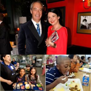 🇬🇧 BREAKING NEWS: NIGEL FARAGE AND WIFE CANCEL £667,000 SCHOOL LUNCH DEBT FOR 103 UK SCHOOLS — “A VICTORY GREATER THAN ANY ELECTION” 💙