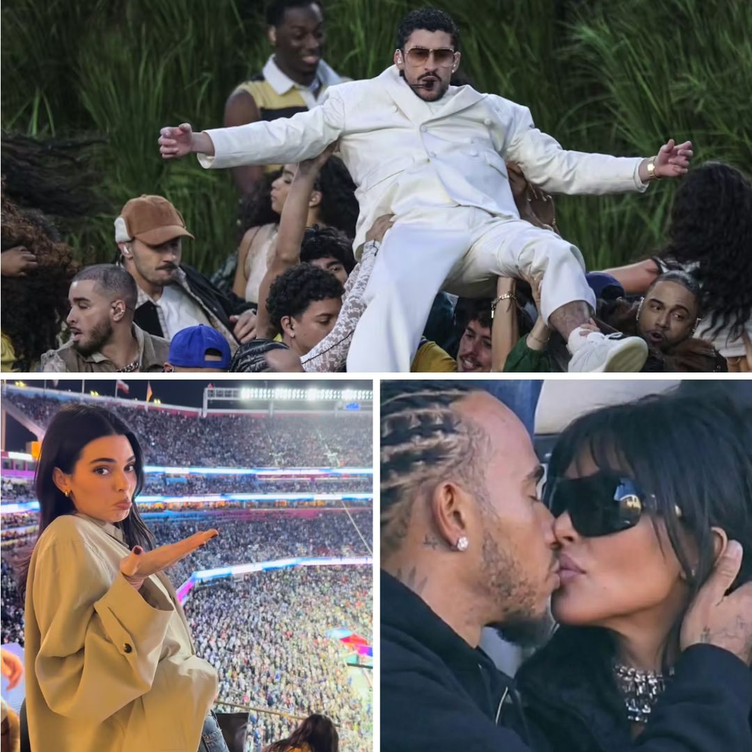 “It gave me goosebumps — I’ve never felt anything like it before,” said Lewis Hamilton, speaking out for the first time to reveal what truly happened behind the scenes of the Super Bowl spectacle. The 7-time Formula 1 world champion opened up about the electric moment he shared with Kim Kardashian, a bold stunt that left Kendall Jenner visibly stunned and sparked waves of speculation. Hailed by fans as “one of the most important Super Bowl halftime shows in history,” the performance captivated millions worldwide and exposed the hidden emotional intensity that made the night unforgettable for Hamilton.